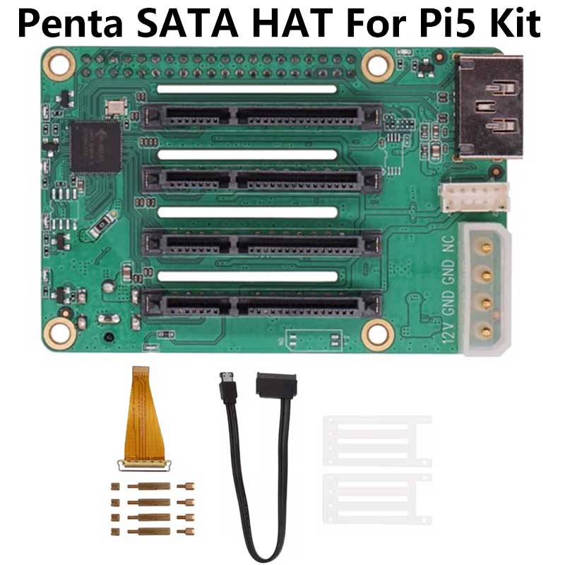 Radxa Penta SATA HAT For Raspberry Pi 5 Pi5