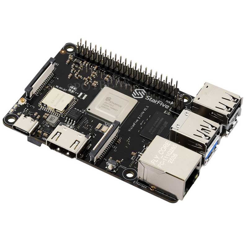 VisionFive2 Lite 4GB/8GB  RISC V Single Board Computer JH7110S Processor with Integrated 3D GPU WIFI