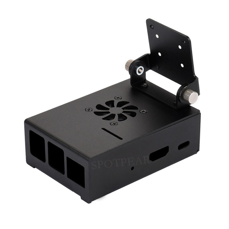  Case For VisionFive2 Lite Cooling Enclosure Aluminum Alloy Material Cooling Fan With Camera Mount