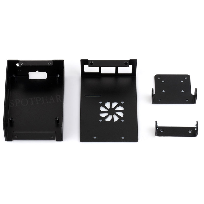  Case For VisionFive2 Lite Cooling Enclosure Aluminum Alloy Material Cooling Fan With Camera Mount