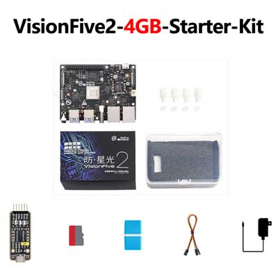 VisionFive2 4GB/8GB StarFive RISC V Single Board Computer JH7110 Processor with Integrated 3D GPU