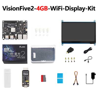 VisionFive2 4GB/8GB StarFive RISC V Single Board Computer JH7110 Processor with Integrated 3D GPU