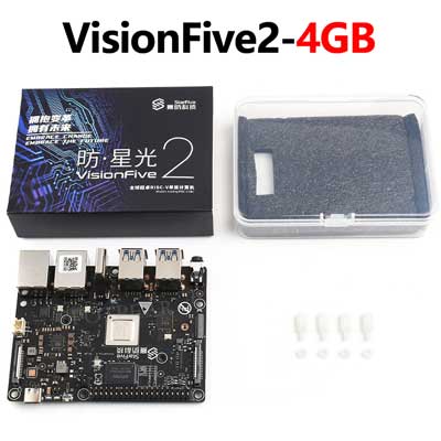 VisionFive2 4GB/8GB StarFive RISC V Single Board Computer JH7110 Processor with Integrated 3D GPU