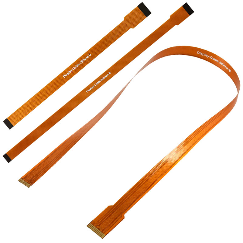 DSI FPC Flexible Cable (B) For Raspberry Pi 5, 22PIN To 15PIN, Options For 200 / 300 / 500mm, Suitable For DSI Displays