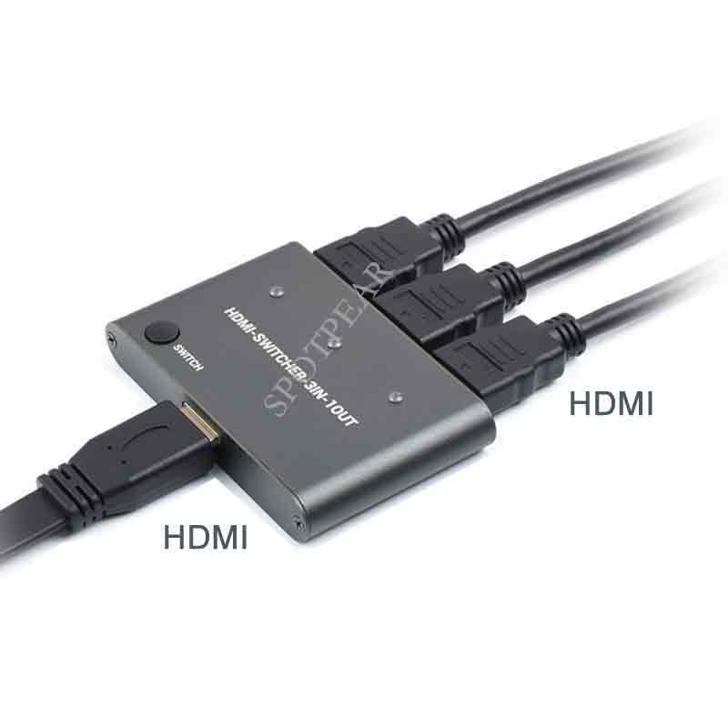 HDMI switcher 4K HD converter key switch 3 in and 1 out