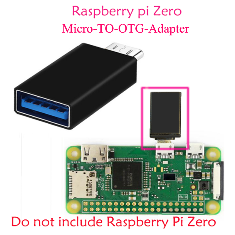 Raspberry Pi Zero W Aluminium Alloy Micro TO OTG Adapter