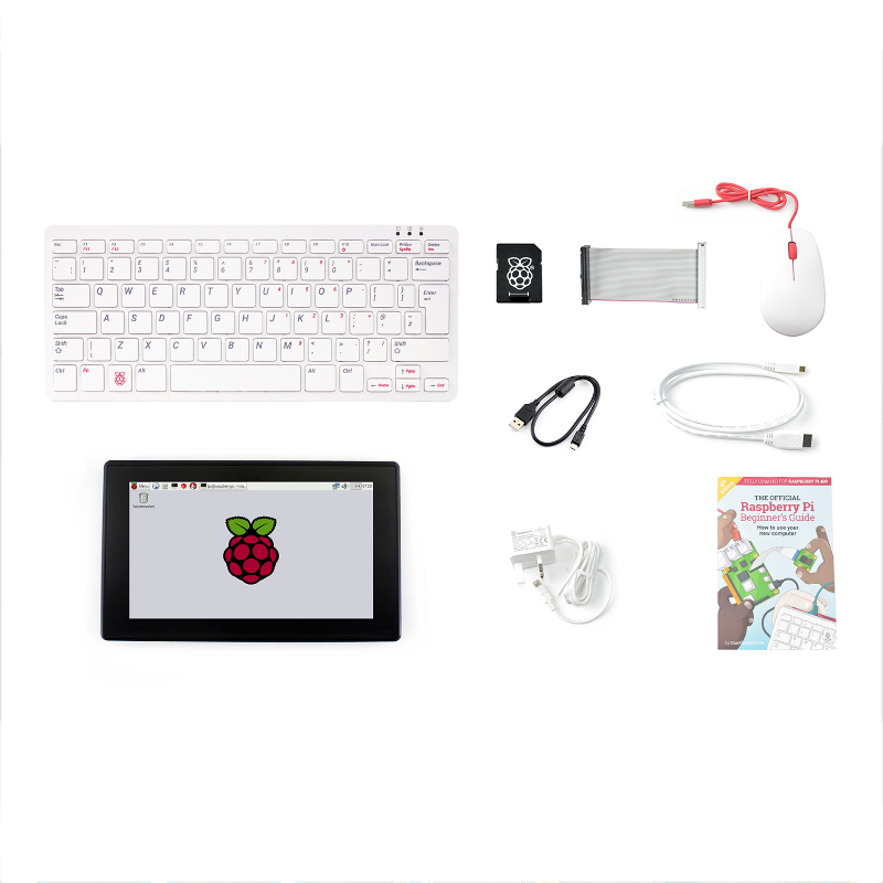 Raspberry Pi 400 Kit With 7inch HDMI Touch Display