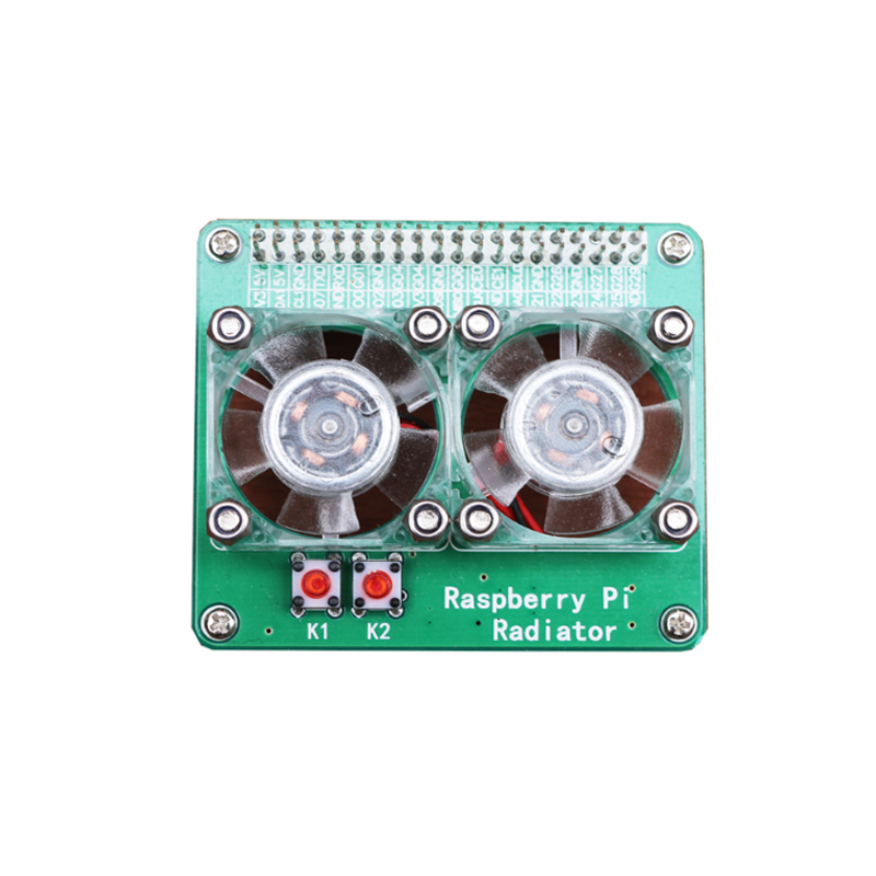 Raspberry Pi Dual Fan Heat hat for Raspberry Pi 4B/3B+/3B/3A+