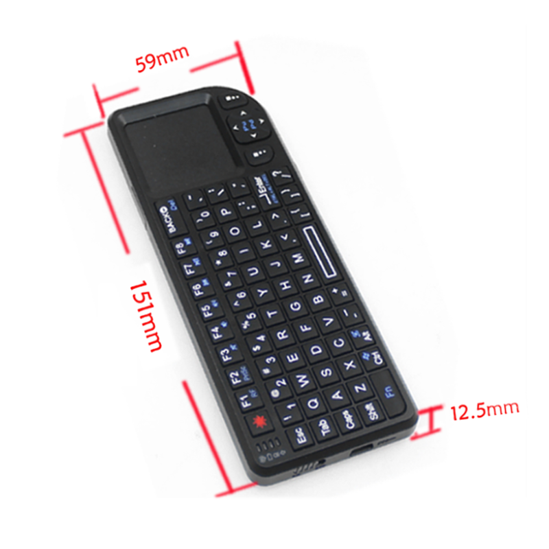 Raspberry Pi Wireless Keyboard 2.4G with touch panel free-driver