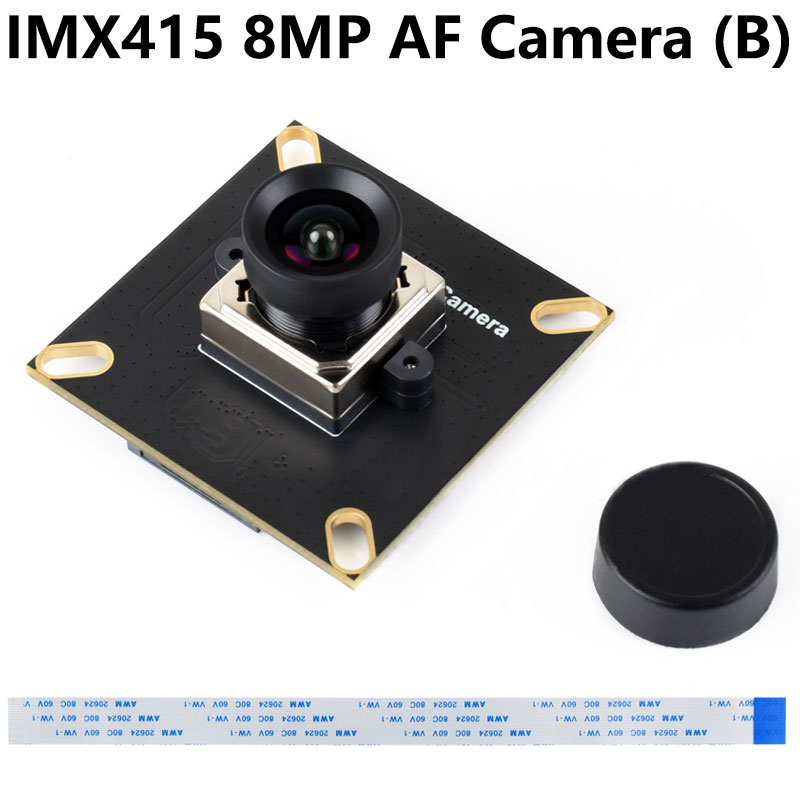 Raspberry Pi Autofocus Camera 8MP IMX415 93.5° FOV Distortion-Free