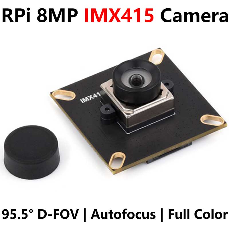 Raspberry Pi Camera IMX415 8MP Full-color 95.5° Wide Angle Auto Focus Distortion-free