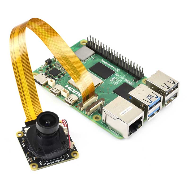 Raspberry Pi Starlight Camera IR-CUT IMX462 (A)  Sensor 2MP 90 Degree