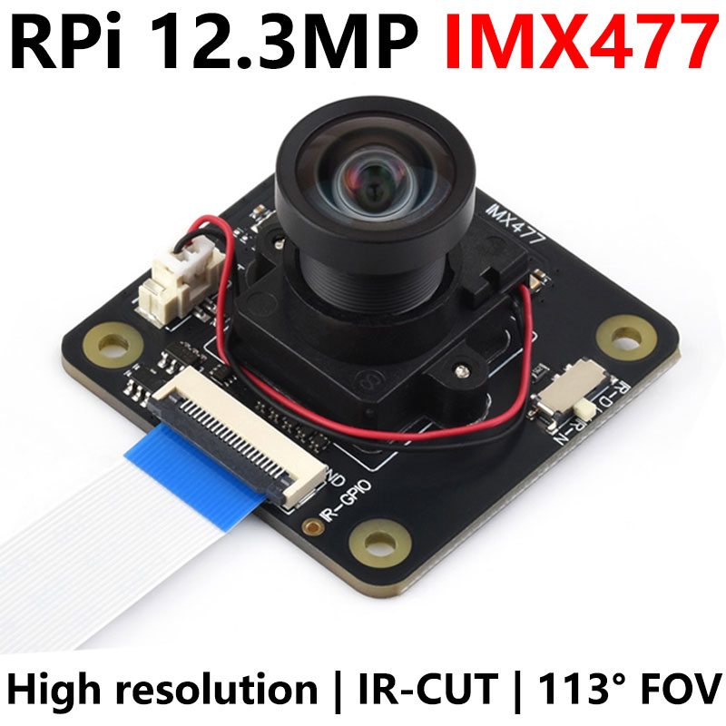 Raspberry Pi IR-CUT 12.3MP Camera with IMX477 For Jeston/RDK