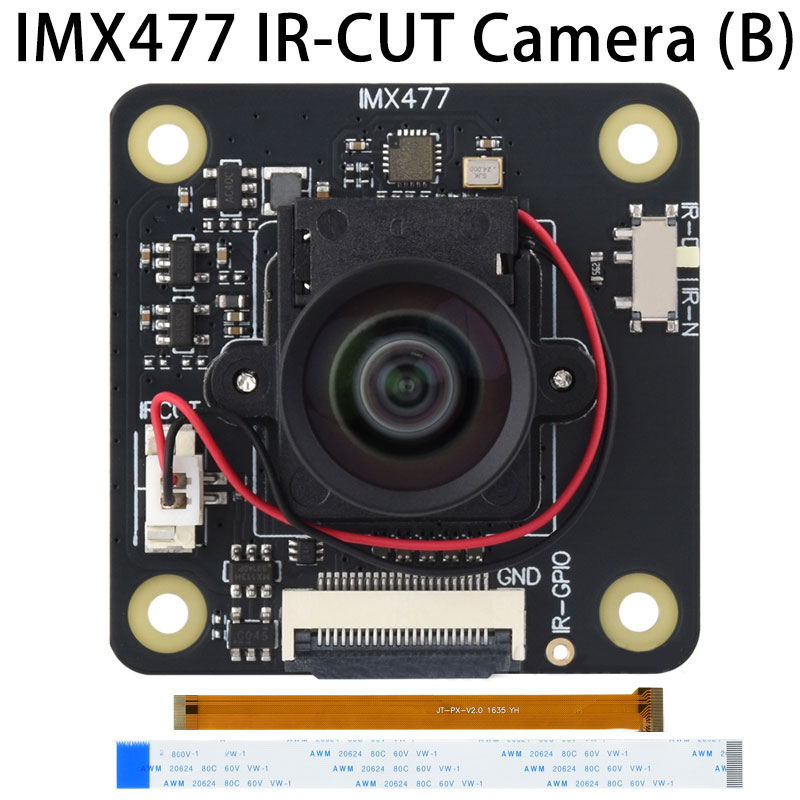 Raspberry Pi IR-CUT 12.3MP Camera with IMX477 For Jeston/RDK