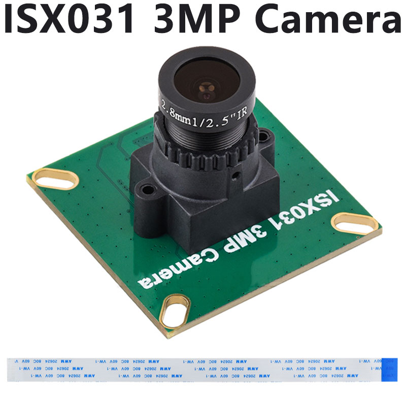 Raspberry Pi AI Recognition Camera 3MP ISX031 123° Wide Angle For Jeston