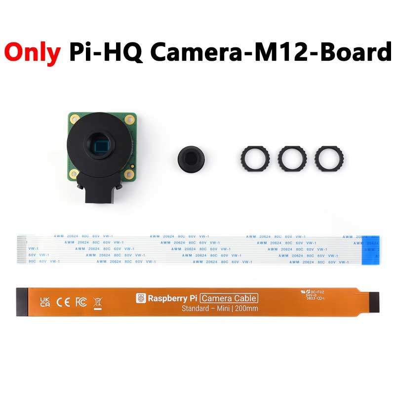 Raspberry Pi HQ Camera Official Original High Quality For M12 Lenses 12.3MP IMX477 Sensor