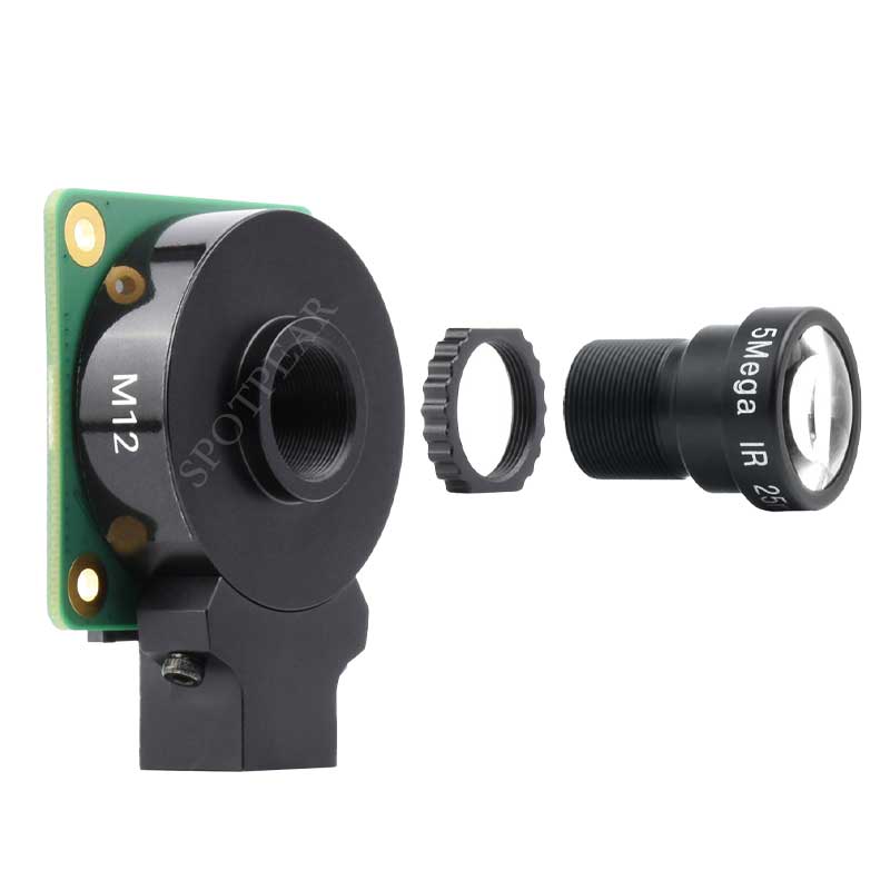 M12 Long Focal Length Lens 5MP 20.2° 25mm For Raspberry Pi High Quality HQ Camera M12