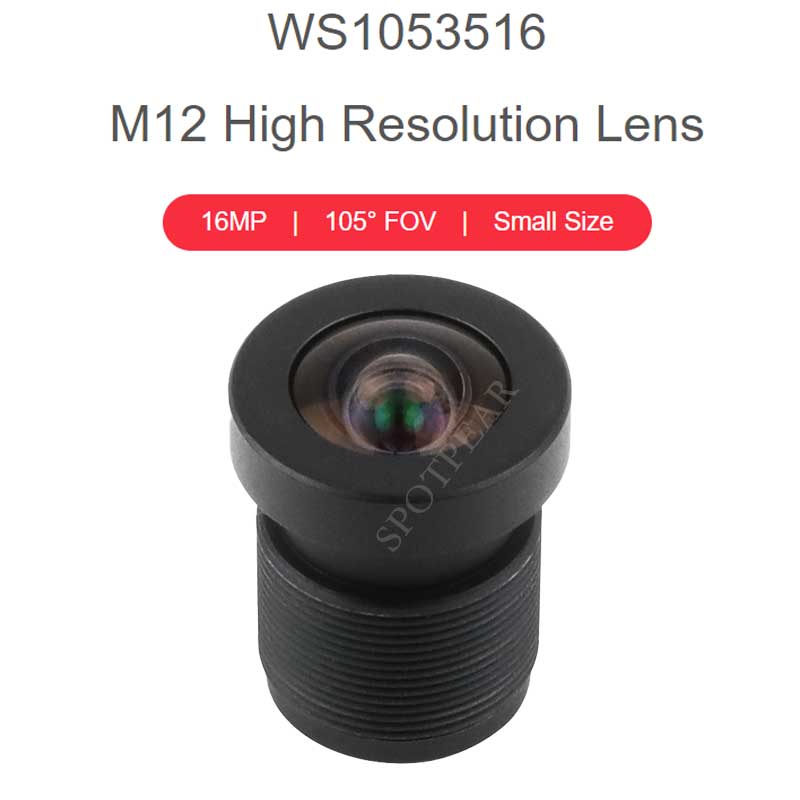 M12 High Resolution Lens 16MP 105° 3.56mm For Raspberry Pi High Quality HQ Camera M12