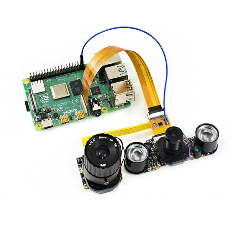 Raspberry Pi Camera Scheduler, One Cable for Two Cameras