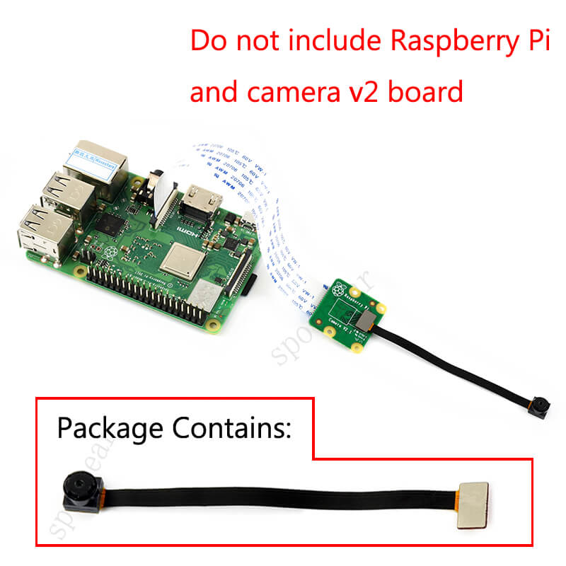 Raspberry Pi Camera IMX219 Camera Module for the official RPi Camera Board V2, 77.6 degree