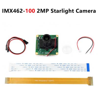 Raspberry Pi IMX462 99/127 IR CUT Camera Starlight Camera Sensor Onboard ISP Fixed Focus 2MP