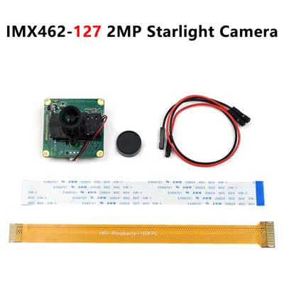 Raspberry Pi IMX462 99/127 IR CUT Camera Starlight Camera Sensor Onboard ISP Fixed Focus 2MP