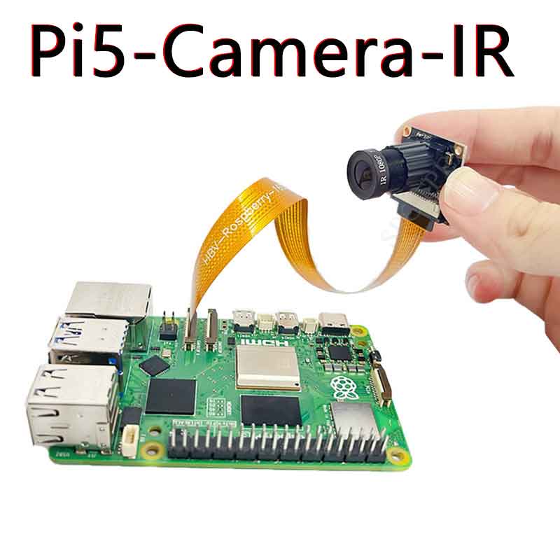 Raspberry Pi 5 Camera Night IR Vision Adjustable Focus also For PI4 ZERO