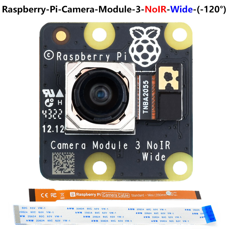 Raspberry Pi Camera Module 3 12MP Auto Focus IMX708 75°/120°  IR/NoIR