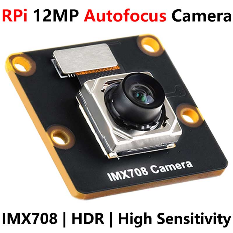Raspberry Pi  Auto Focus 12MP IMX708 Camera High Resolution