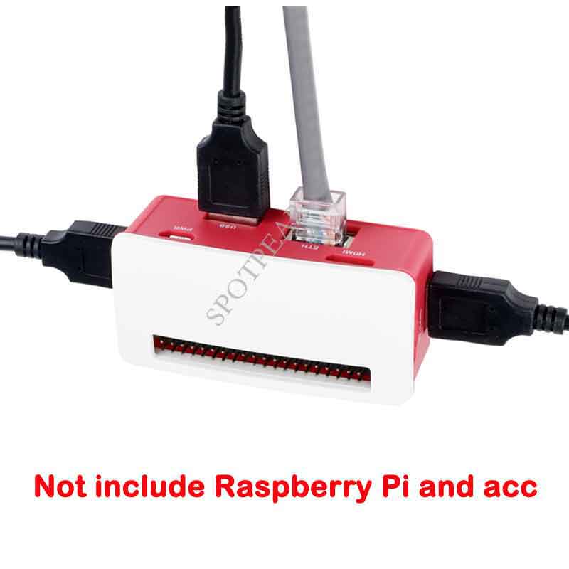 Waveshare Ethernet USB HUB Box For Raspberry Pi Zero Zero W Zero WH ETH USB  HUB HAT (B) Inside With 1x RJ45 10 100M Ethernet Port 3X USB 2.0 Ports  その他周辺機器
