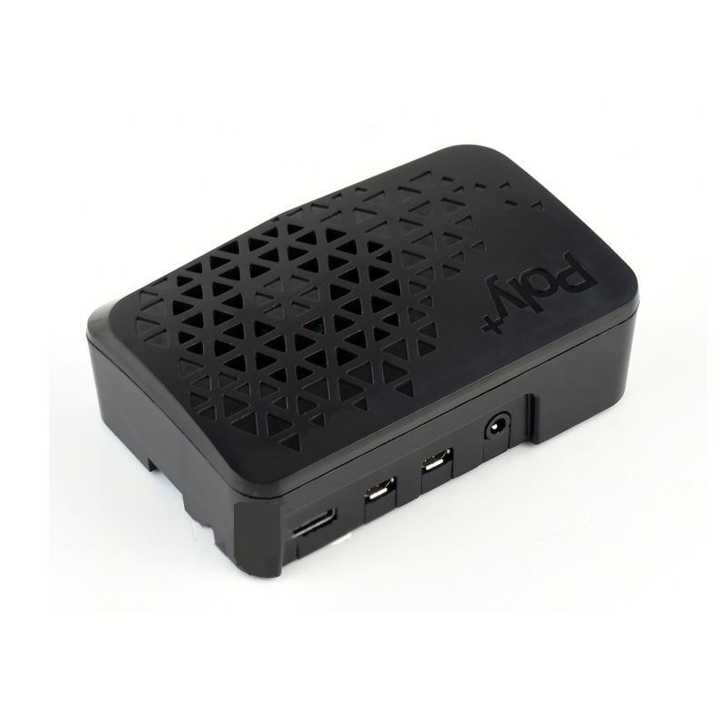 Raspberry Pi 4 Model B Black Poly+ Case With Dedicated MINI Cooling Fan