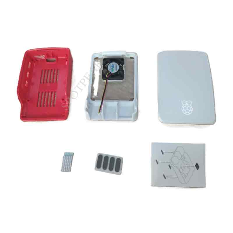 Raspberry Pi 5 Official Original Case PWM FAN Red-White Case