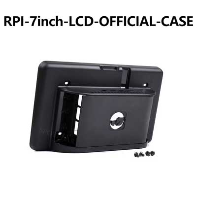 Raspberry Pi 4B ABS black shell Case For Official Original 7 inch 800x480 display Touch Screen