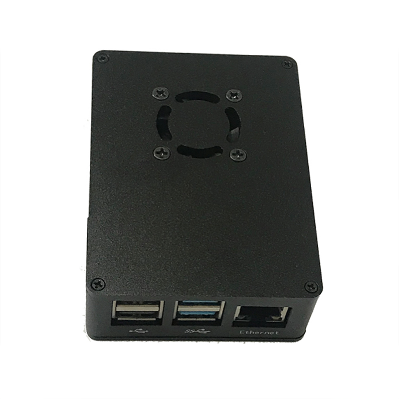 Raspberry pi 4 Model B aluminum black case, with Heatsink