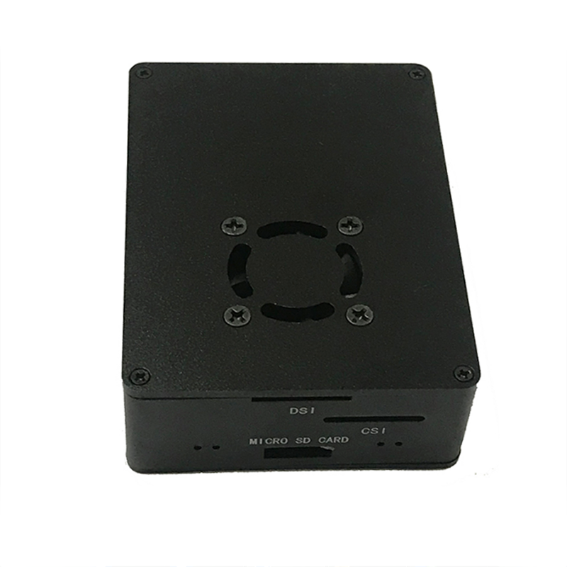 Raspberry pi 4 Model B aluminum black case, with Heatsink