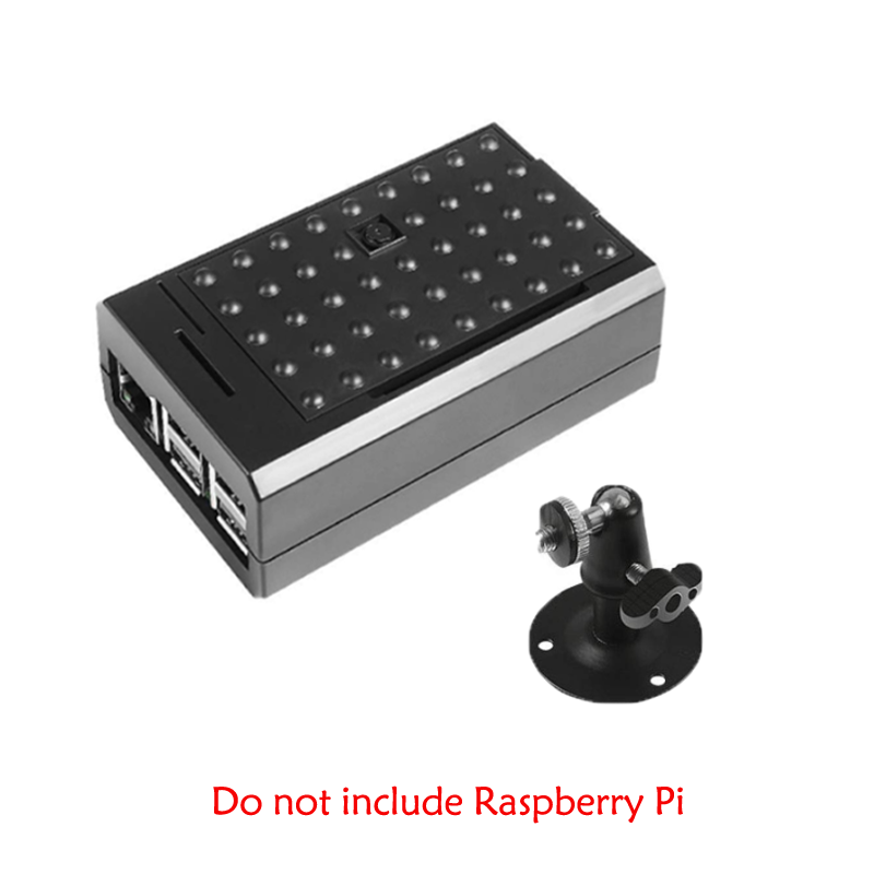 Raspberry Pi 3B+/ 4 Model B ABS Case Kit with Bracket Camera Heatsink