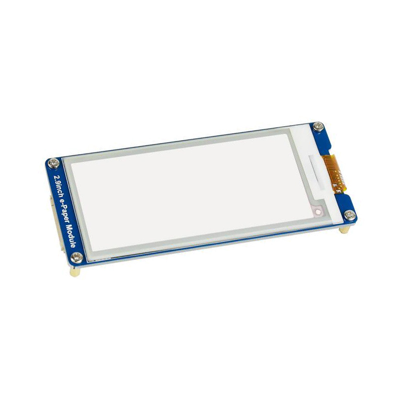 2.9inch E Ink display module, red, black, white, 296x128