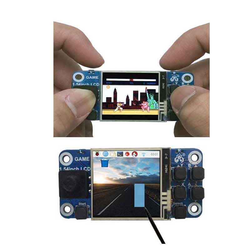Raspberry Pi Game zero 2W/2B/3B+/4B 1.54inch mini LCD touchscreen