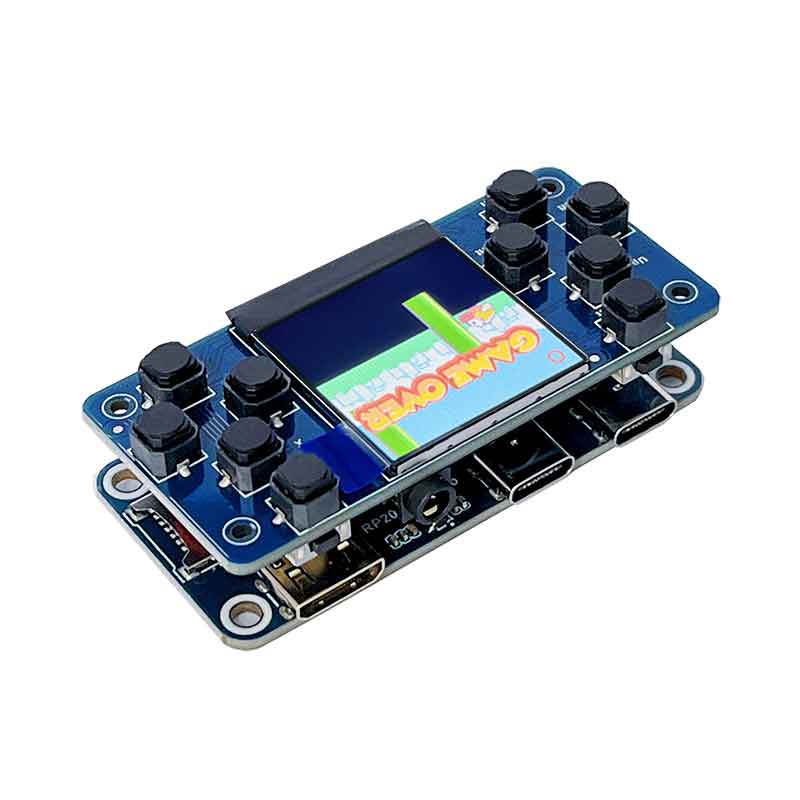 Raspberry Pi LCD Display Screen 1.3inch LCD with Game Button AND Audio Buzzer For Zero 2W / 3B / 4B / PI5 / RP2040-PiZero