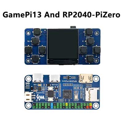 Raspberry Pi LCD Display Screen 1.3inch LCD with Game Button AND Audio Buzzer For Zero 2W / 3B / 4B / PI5 / RP2040-PiZero