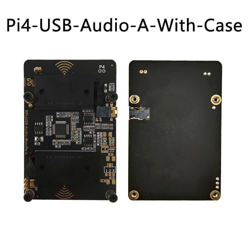 Raspberry Pi 5 USB Audio Sound Card Moudle HAT with Earphone Jack Buzzer Speaker Option For Pi4B