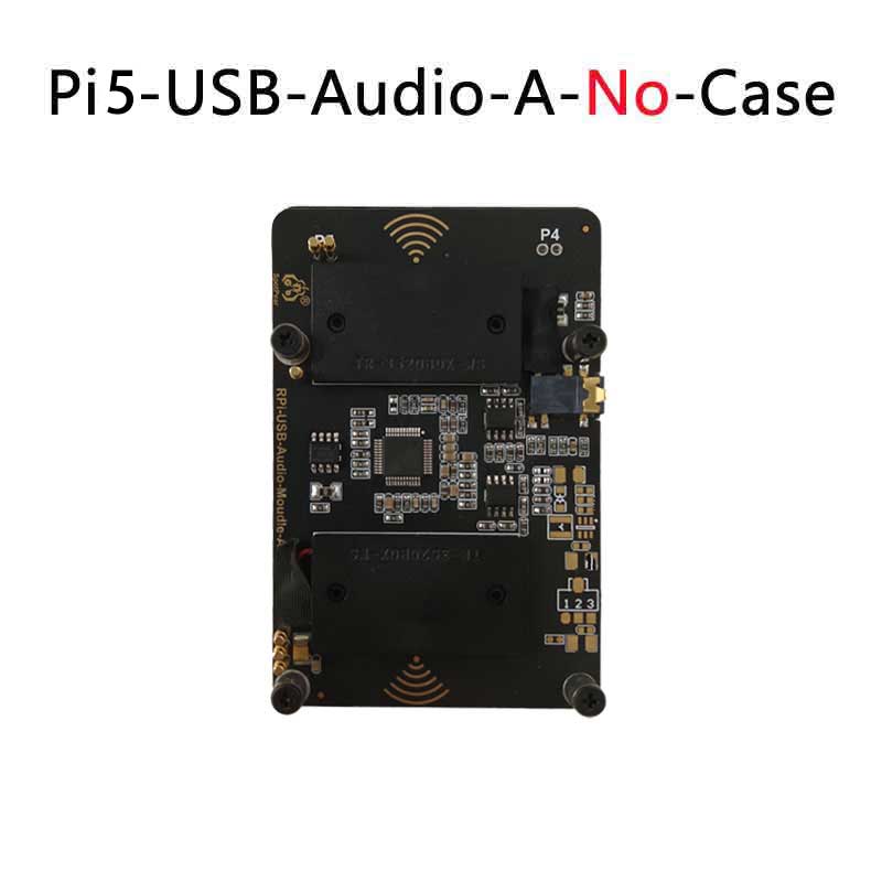 Raspberry Pi 5 USB Audio Sound Card Moudle HAT with Earphone Jack Buzzer Speaker Option For Pi4B