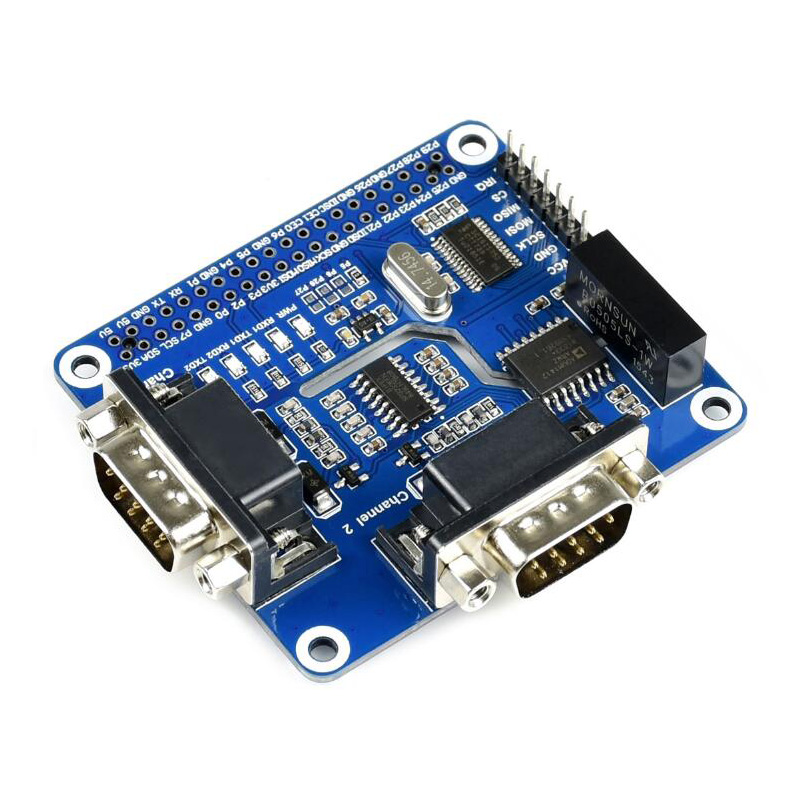 Raspberry Pi 2 Channel Isolated RS232 Expansion HAT