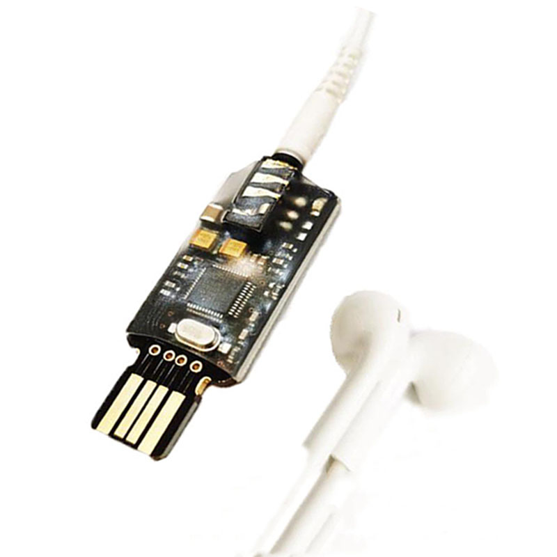 Raspberry Pi CM108B USB Sound Card, driver free, plug and play