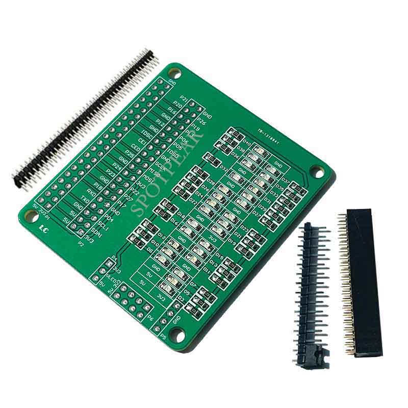 Raspberry Pi IO Board LED Test board GPIO interface expansion board