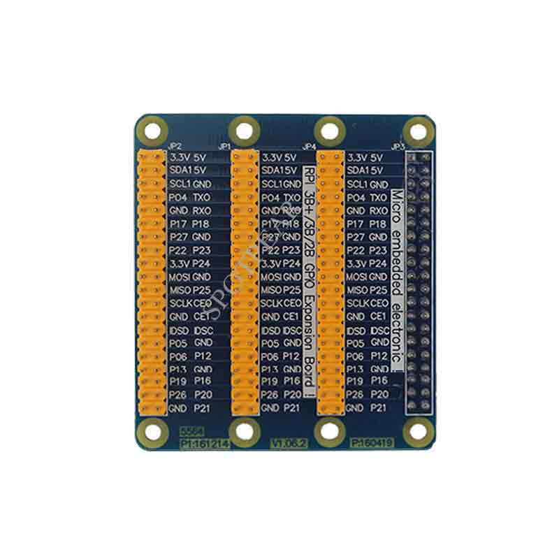 Raspberry Pi IO Board GPIO interface expansion board stacks up to 3 HATs at once