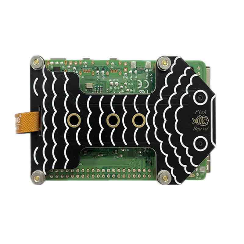 Raspberry Pi 5 PCIe to M.2 NVMe SSD Adapter Board HAT Pi5-PCIe-Fish-Board-A