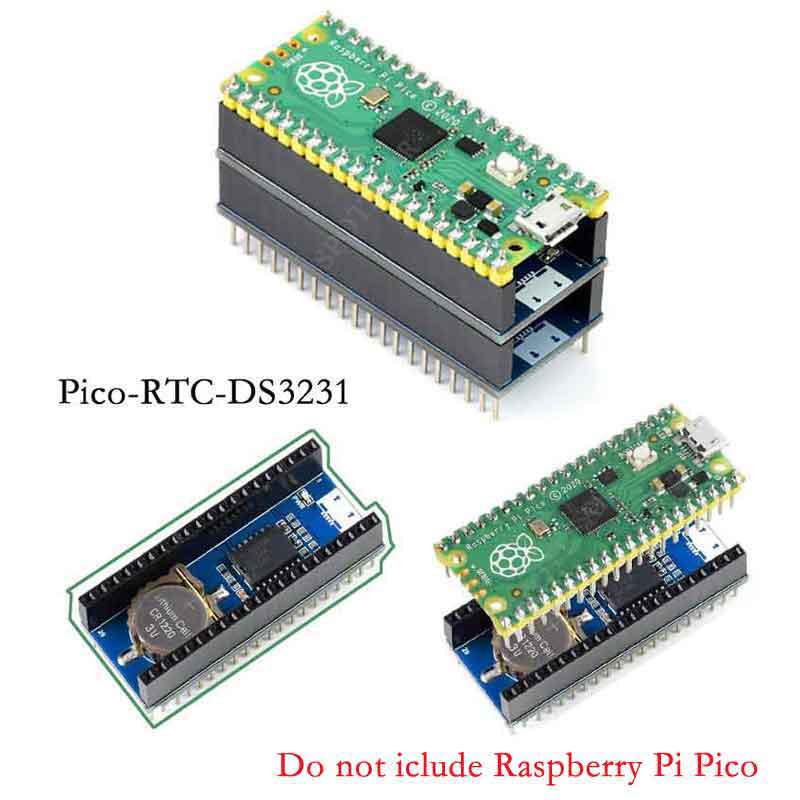 Precision RTC Module for Raspberry Pi Pico Onboard DS3231 Chip