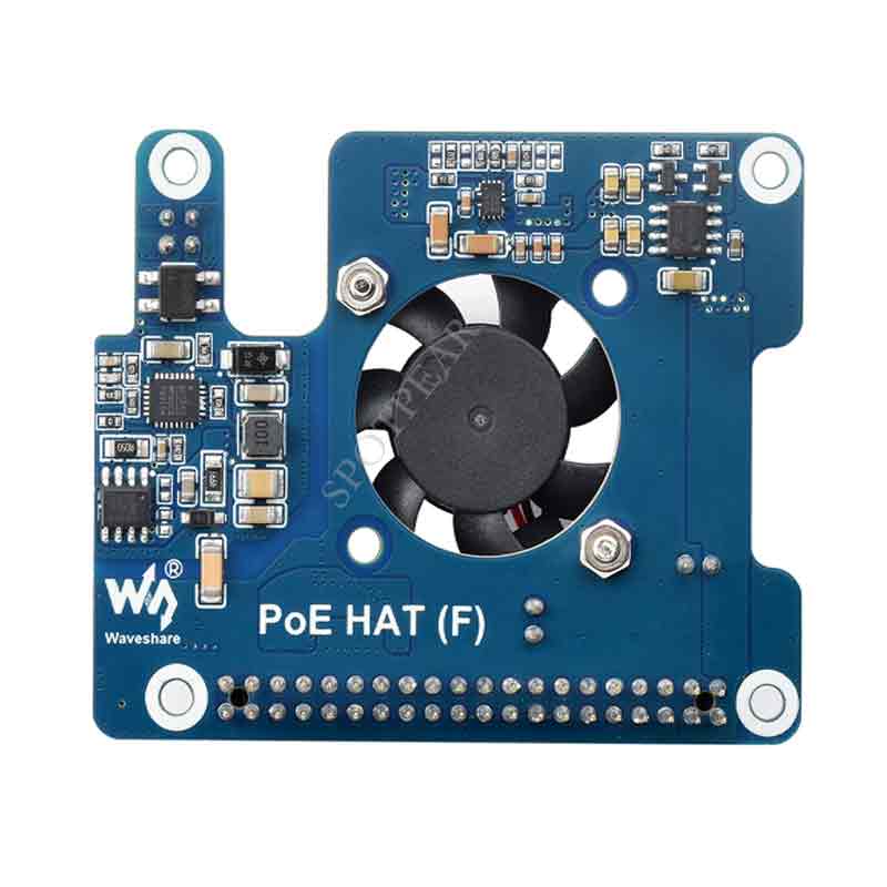 Raspberry Pi 5 PoE HAT Power over Ethernet 802.3af Moudle for Pi5