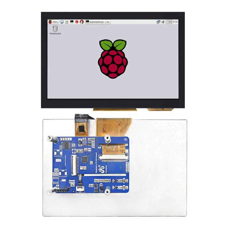 Display MIPI DSI 5 Pollici Per Raspberry Pi – Touch Capacitivo 800x480, Plug-and-Play, Nessun Driver Per RPI 2B/3B/4B
